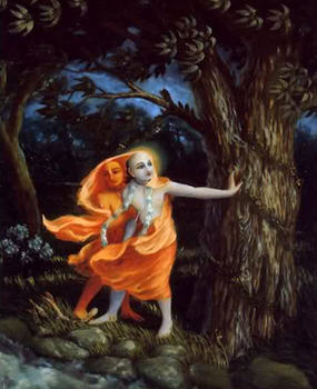Krishna and Sudama during Childhood