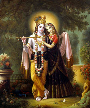 Lord Krishna and Radharani