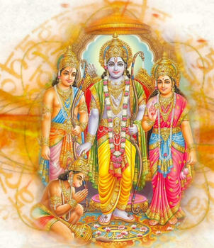 Sita Ram Lakshman and Hanuman