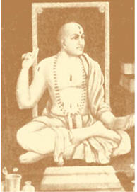 Lord Gauracandra manifests to Madhvacarya 
