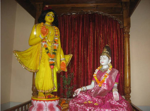 Lord Gauranga and Parvati Devi