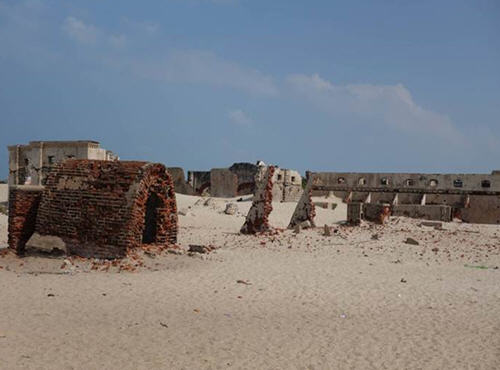 Ruins at Dhanushkodi from 1964 cyclone 2